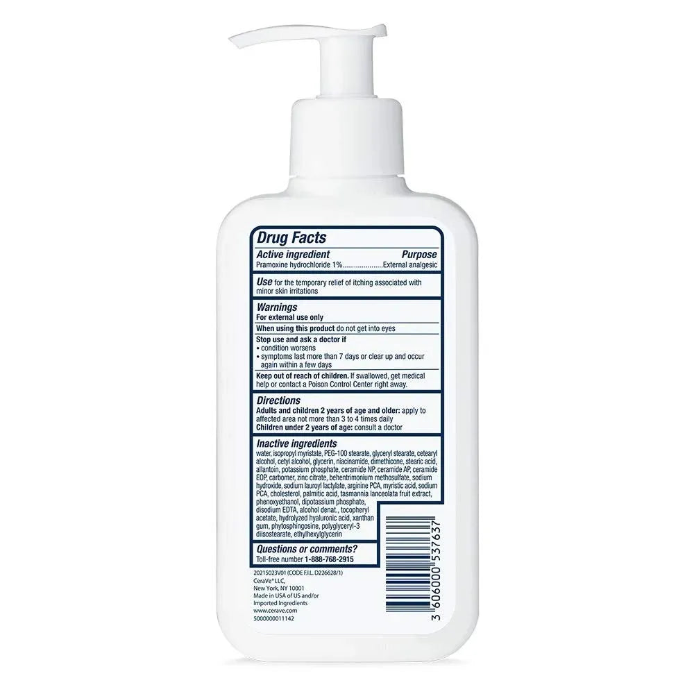 White bottle with a pump and label on a white background
