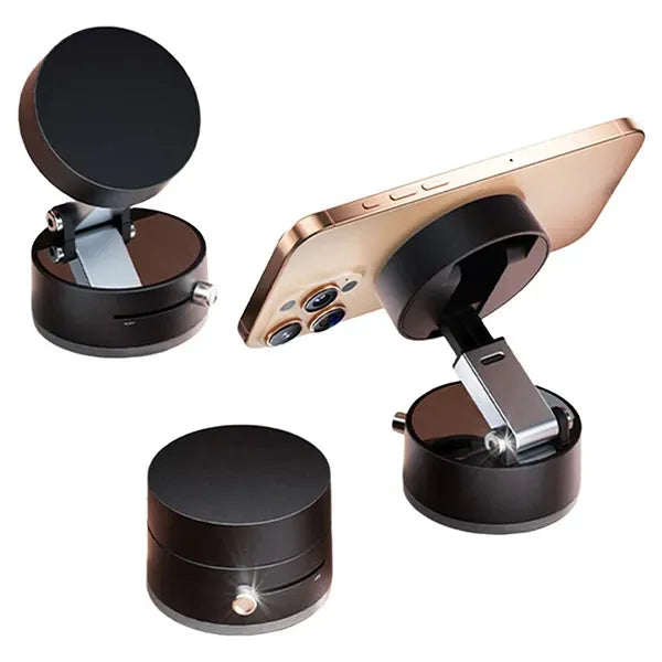 Phone stand with multiple angles on a white background
